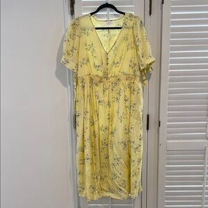 Floral Yellow Dress